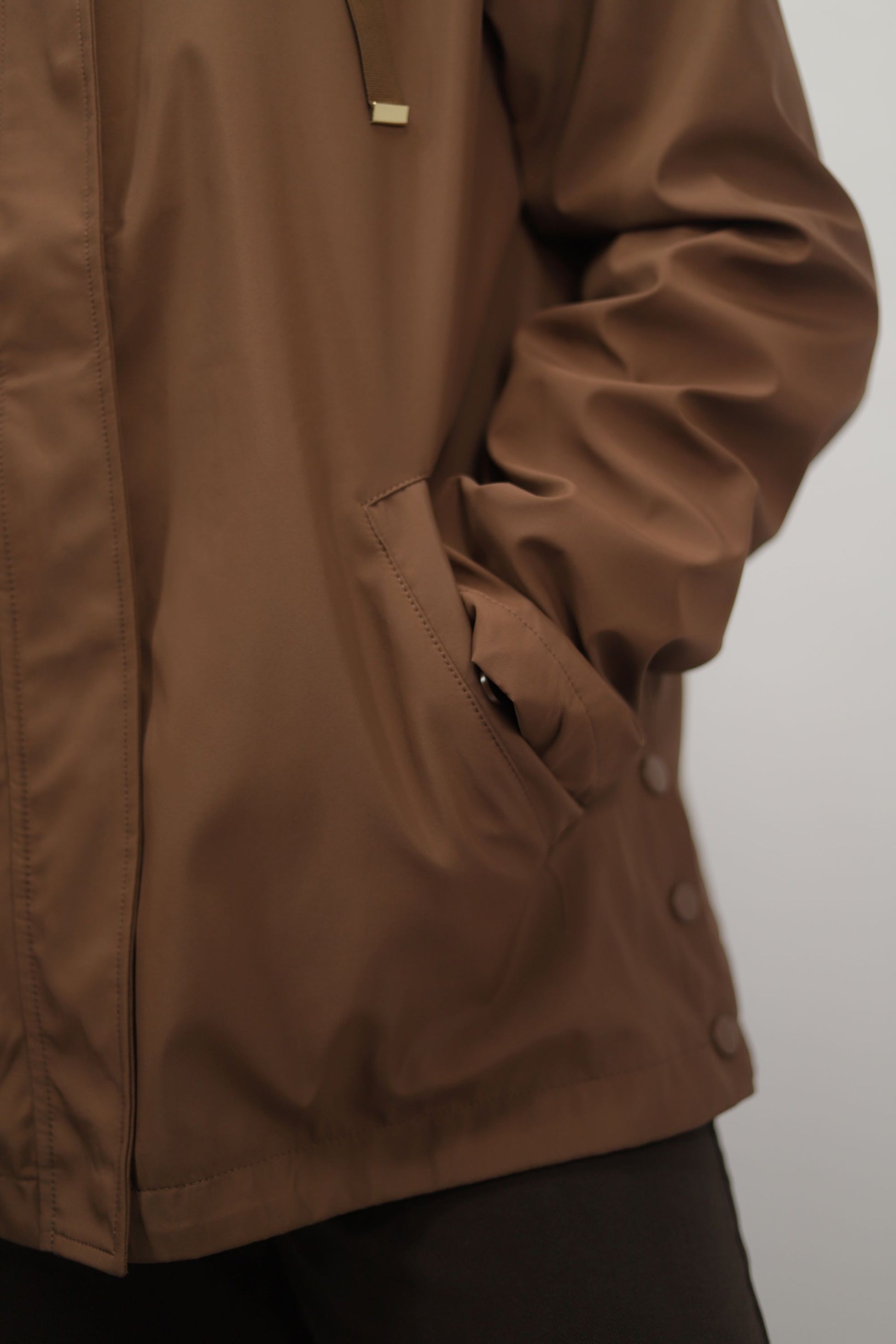 Gabardina pêlo curta