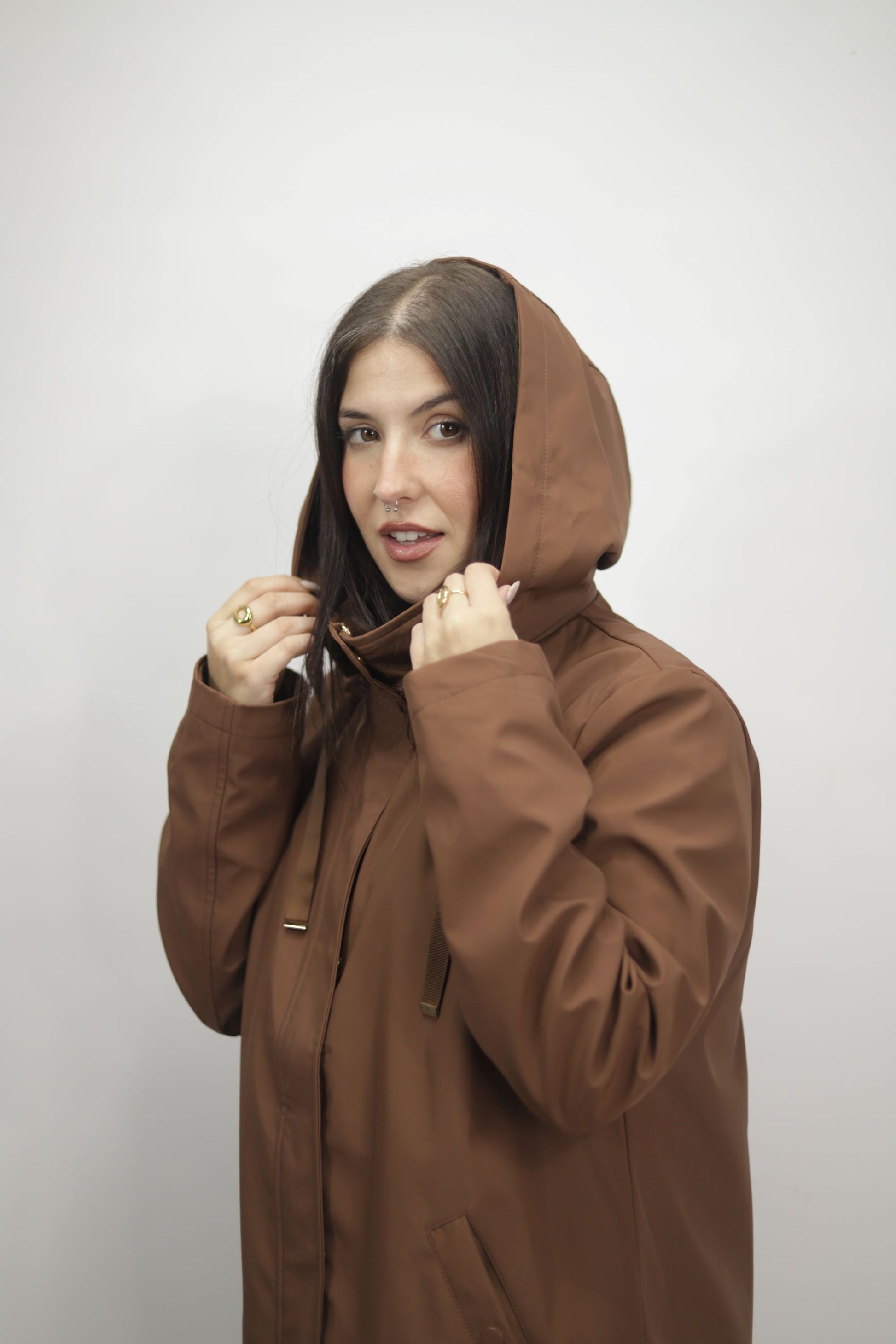 Gabardina pêlo curta