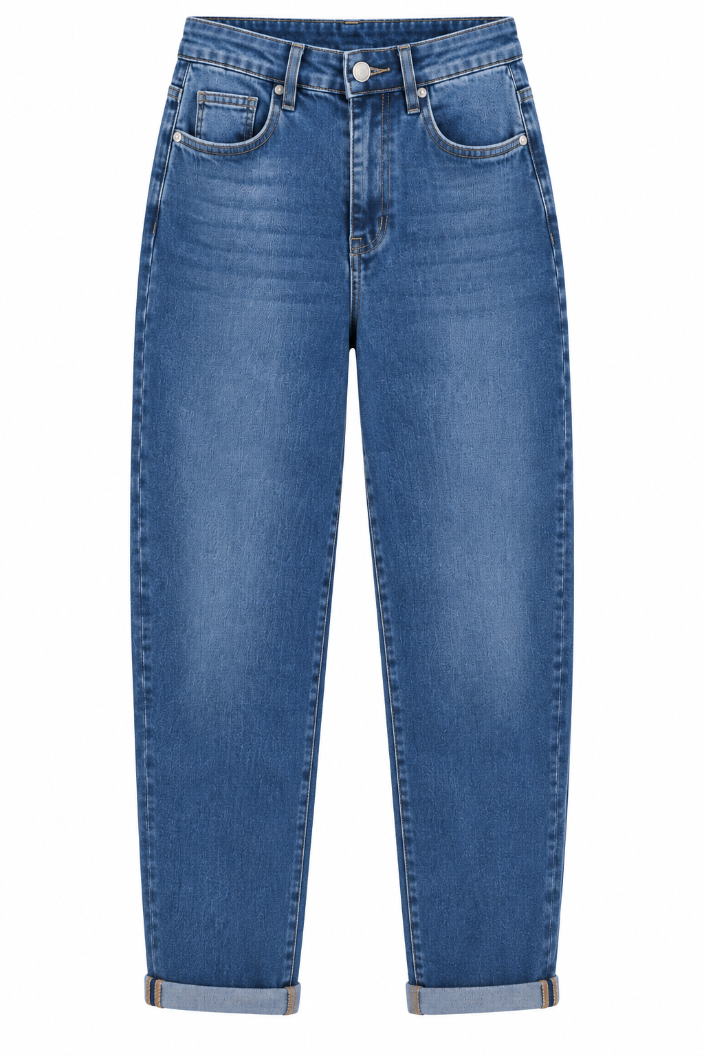 CALÇAS GANGA MOM JEANS