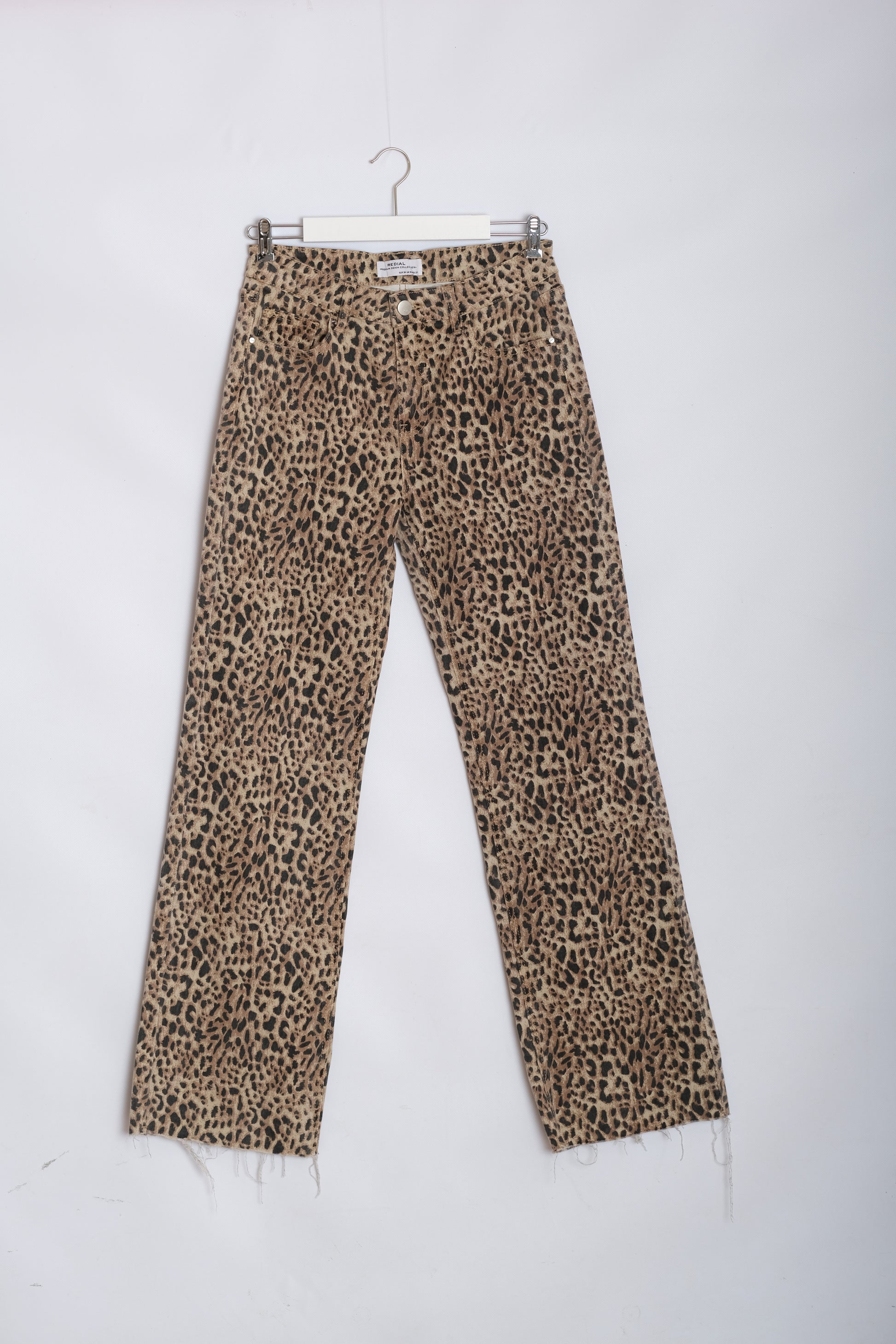 Wide Leg Jeans Leopardo