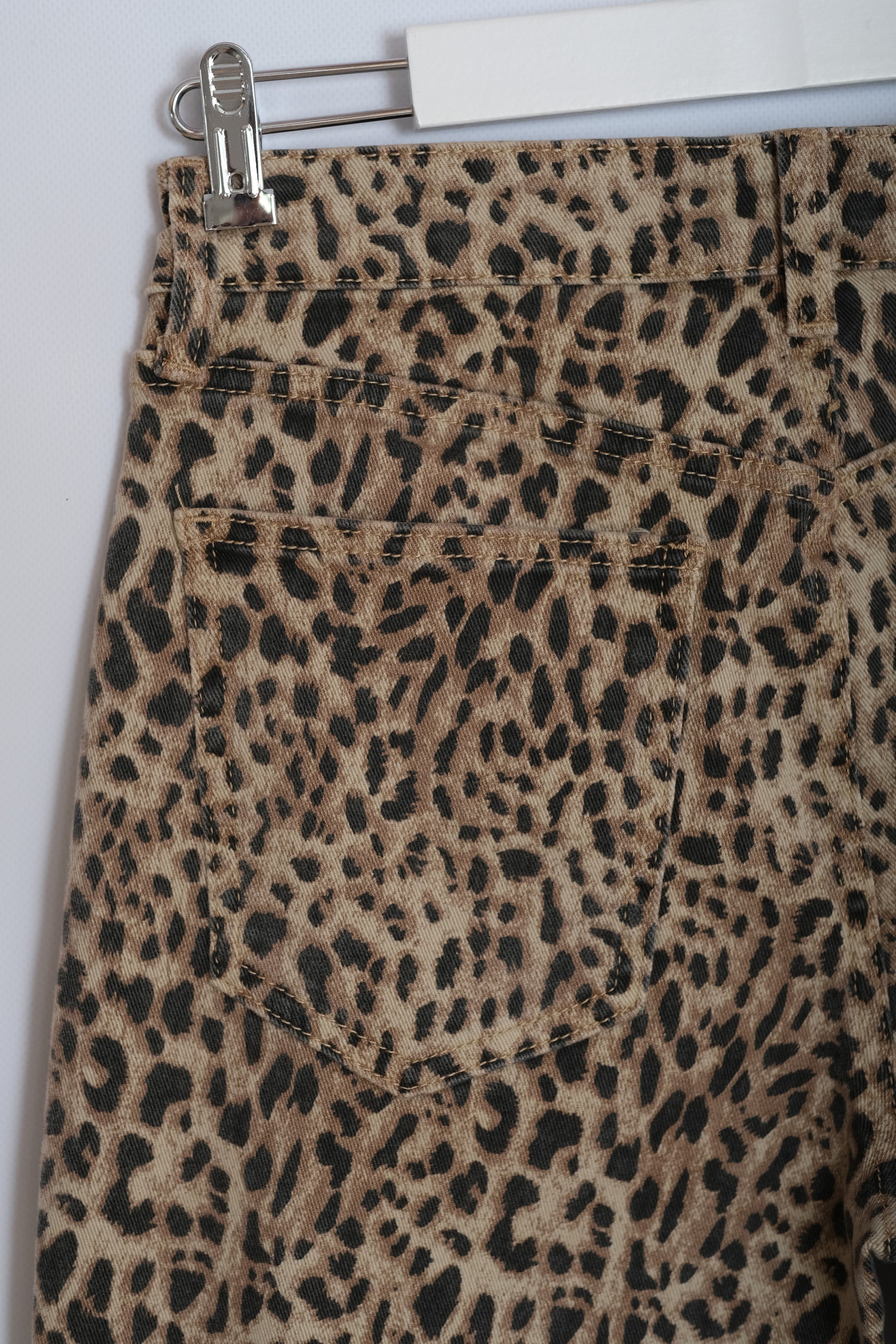 Wide Leg Jeans Leopardo