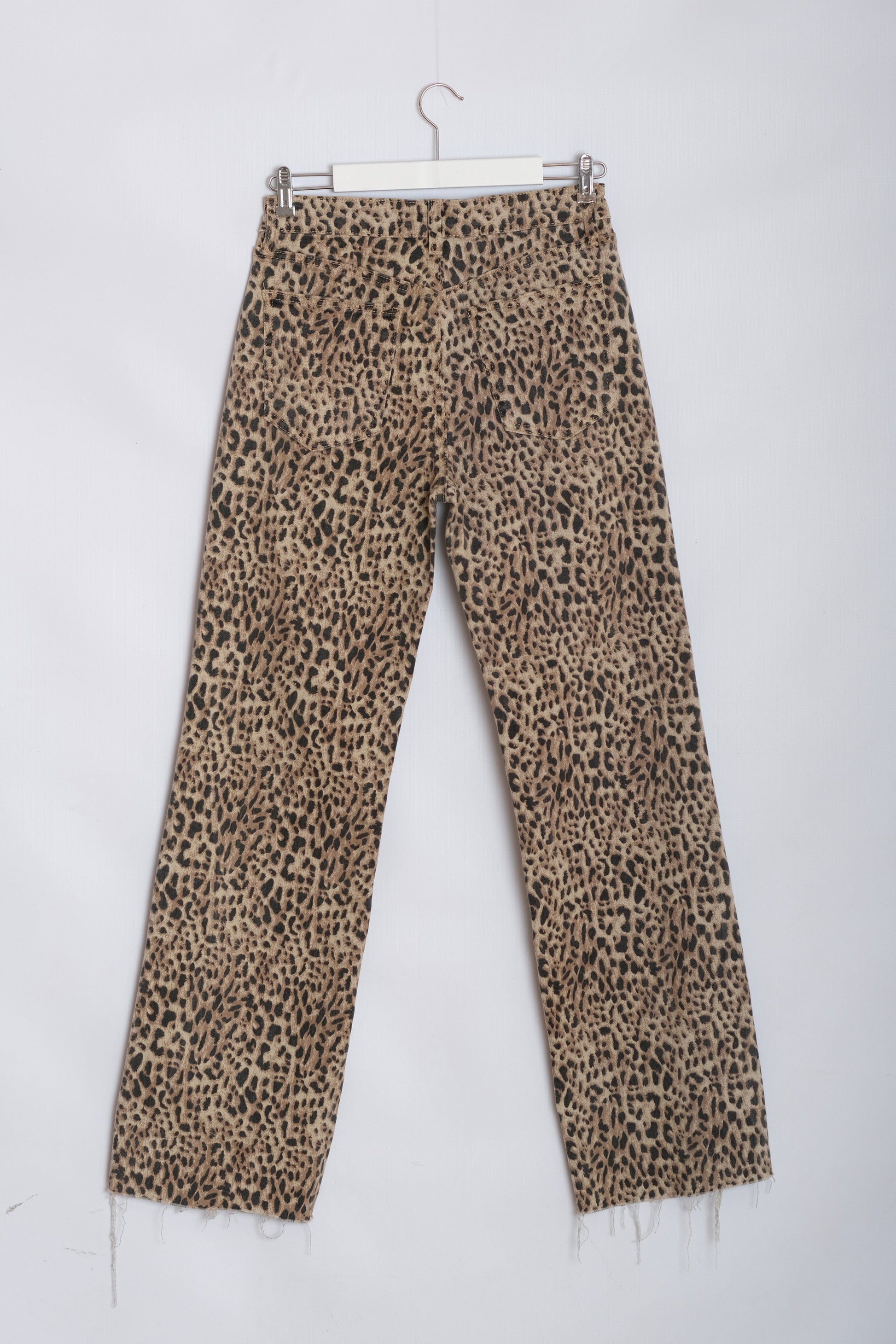 Wide Leg Jeans Leopardo